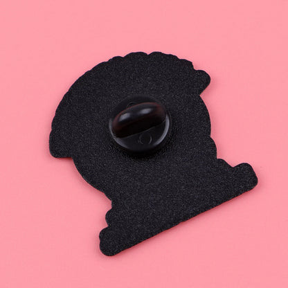 Darkness Demands a Snack Enamel Pin