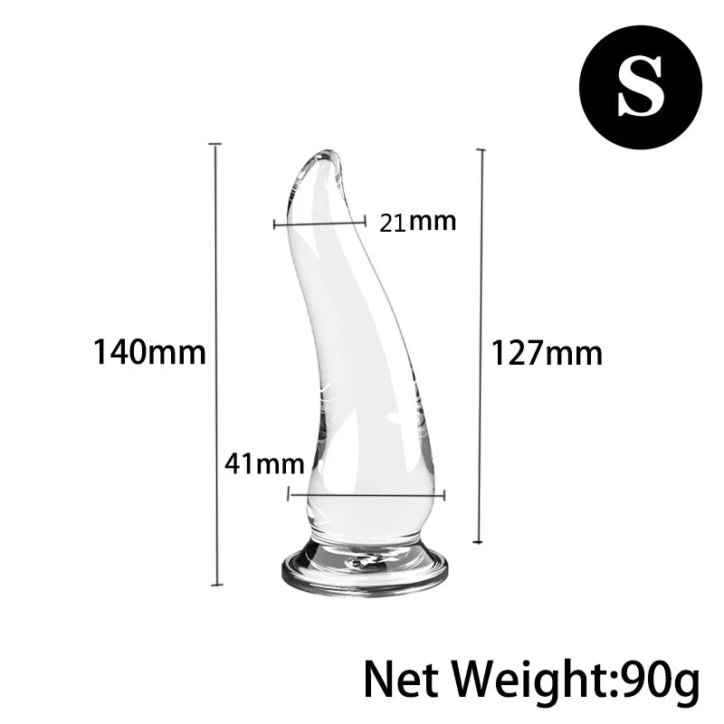 Curved Silicone Comfort Anal Plug