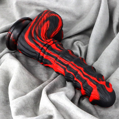 Dark Crimson Fantasy Monster Dildo