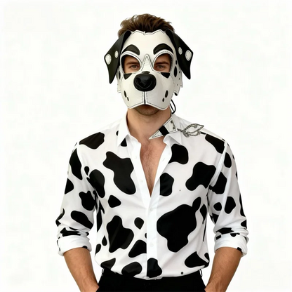 Spotty Sweetheart Dalmatian Petplay Mask