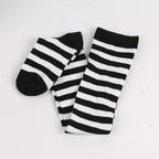 Sweet Stripe Thigh High Stockings (Colors)