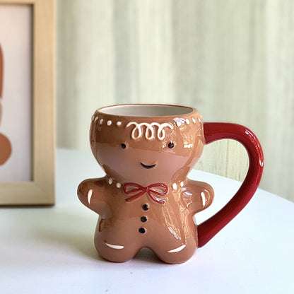 Kawaii Ceramic Gingerbread Mug 300ml