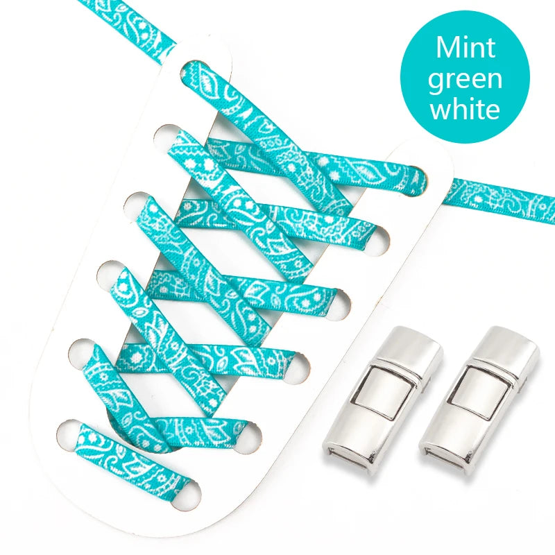 No-Tie Press Lock Elastic Shoelaces