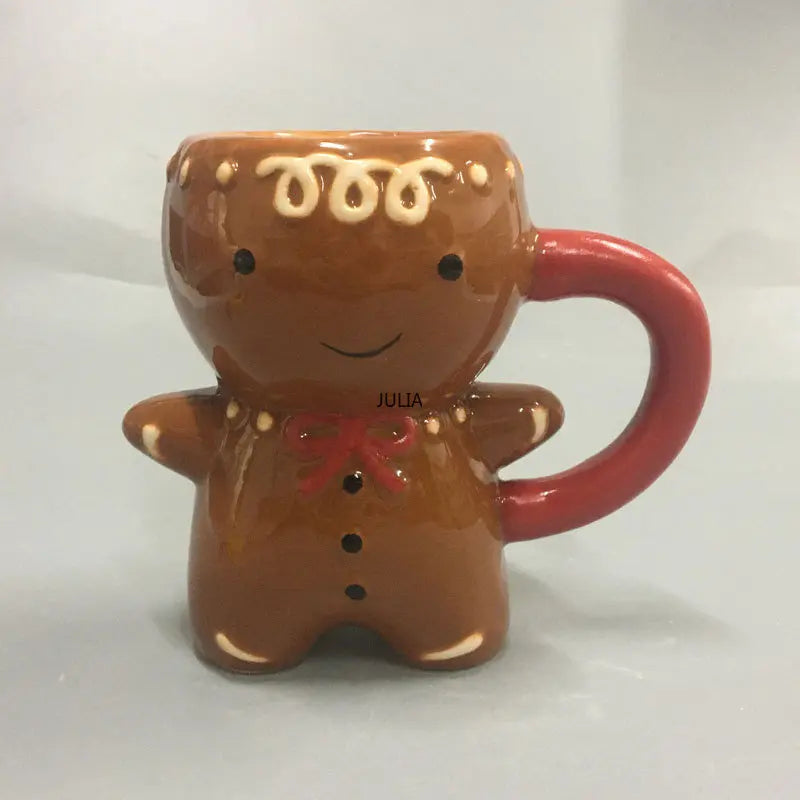 Kawaii Ceramic Gingerbread Mug 300ml