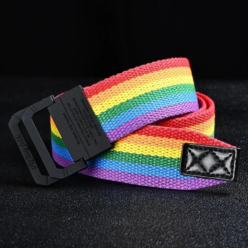 Pride Power Unisex Canvas Belt - Puppy's Aesthetics
