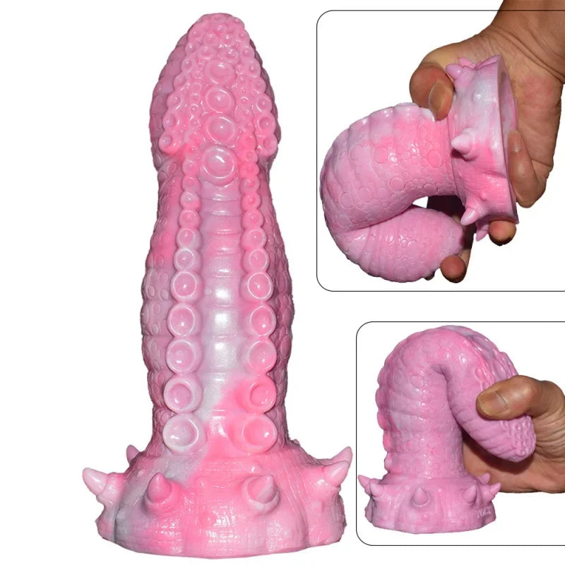 Huge Monster Tentacle Dildo Suction Cup (Colors)