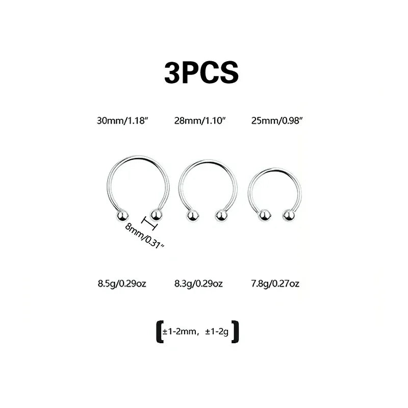 Stainless Steel Comfort Glans Support Rings - Puppy's Aesthetics
