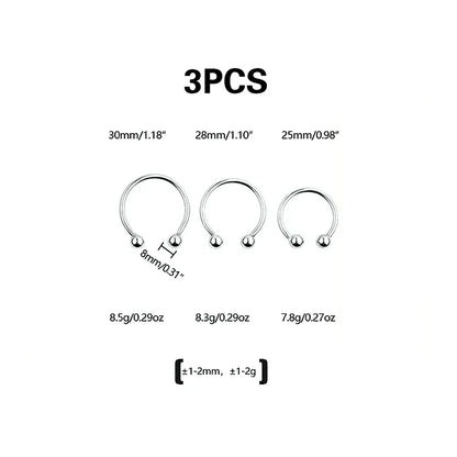 Stainless Steel Comfort Glans Support Rings - Puppy's Aesthetics