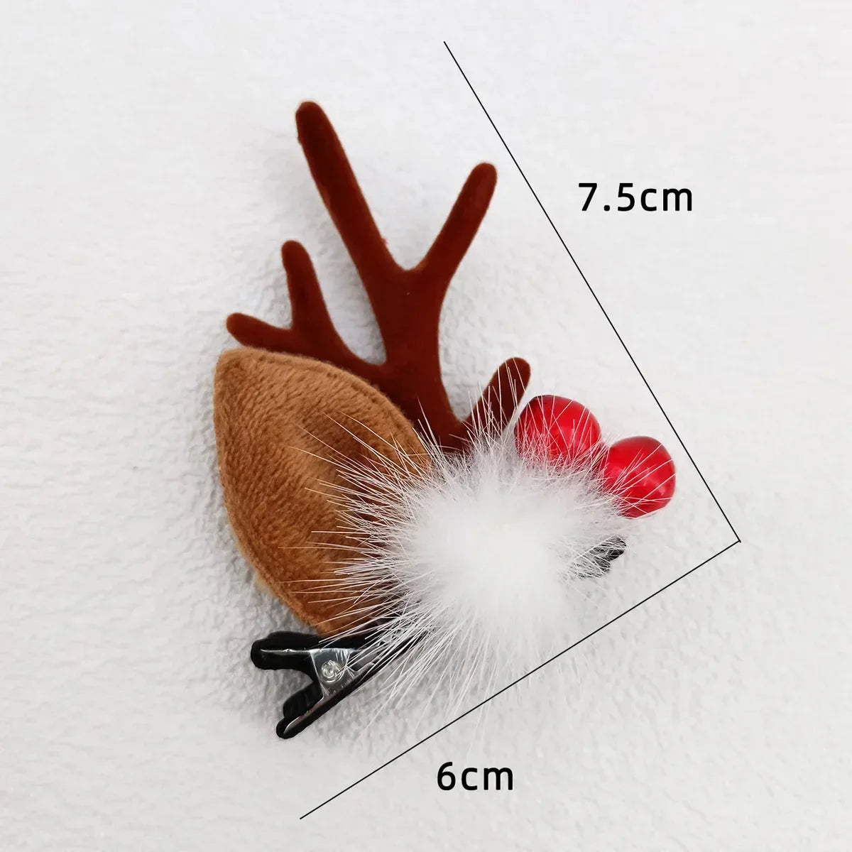 Reindeer Cheer Hair Clips - Puppy's Aesthetics