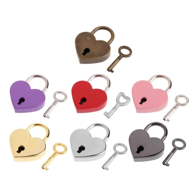 Tiny Heart Wish Lock (Colors)