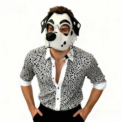 Spotty Sweetheart Dalmatian Petplay Mask