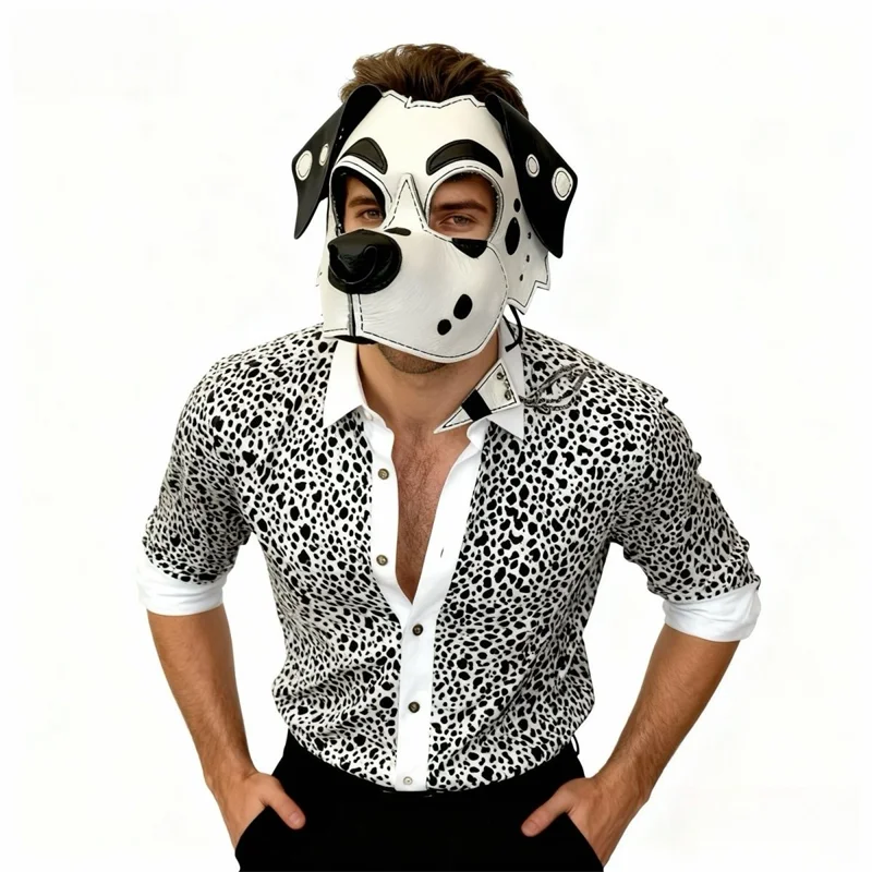 Spotty Sweetheart Dalmatian Petplay Mask