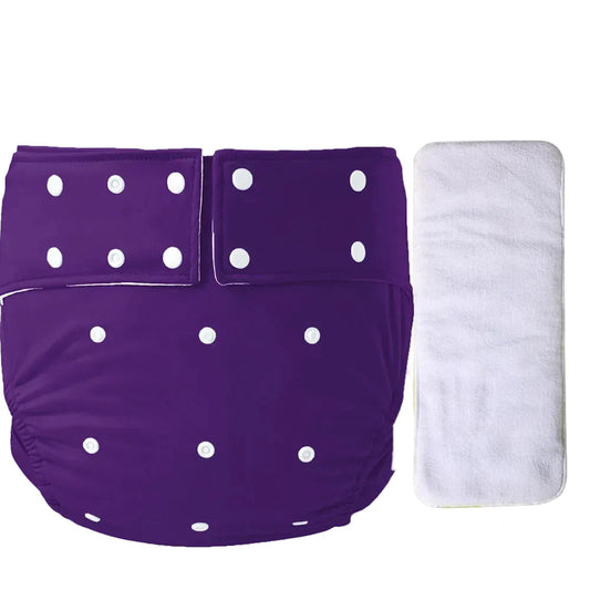 Dark Purple Cloth Diaper