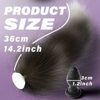 Vibrating Soft Petplay Anal Tail