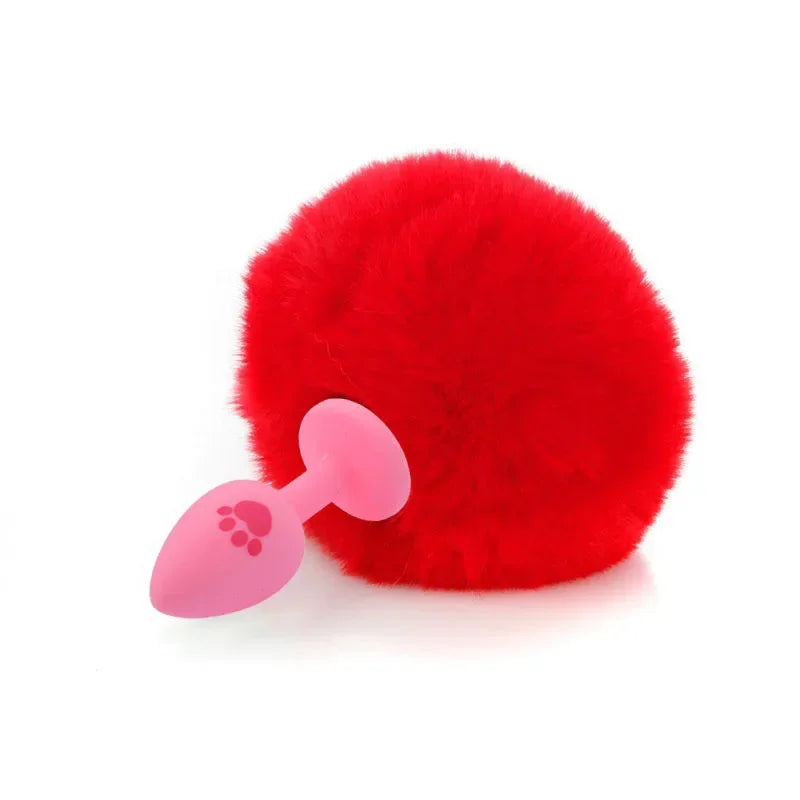 Sweet Bunny Paw Anal Plug (Colors)