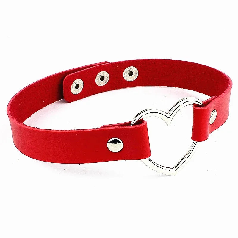 Sweetheart Holographic Heart Collar