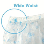 ABDL High Waist Snowflakes PVC Diaper Cover