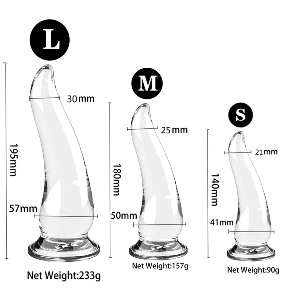 Curved Silicone Comfort Anal Plug