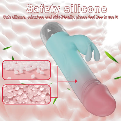 Pastel Powerful Rabbit Silicone Vibrator