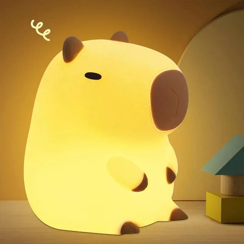 Capybara Cuddle Glow Night Light