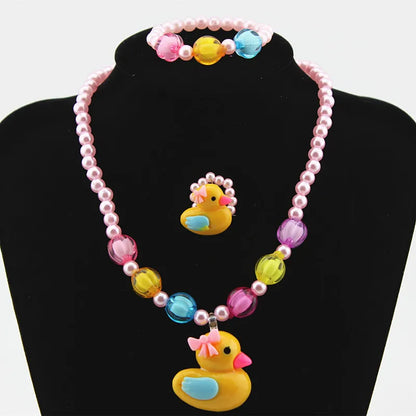 Adorable Little Duckie Jewelry Set