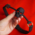 Skull Silicone Mouth Gag Harness - Puppy's Aesthetics