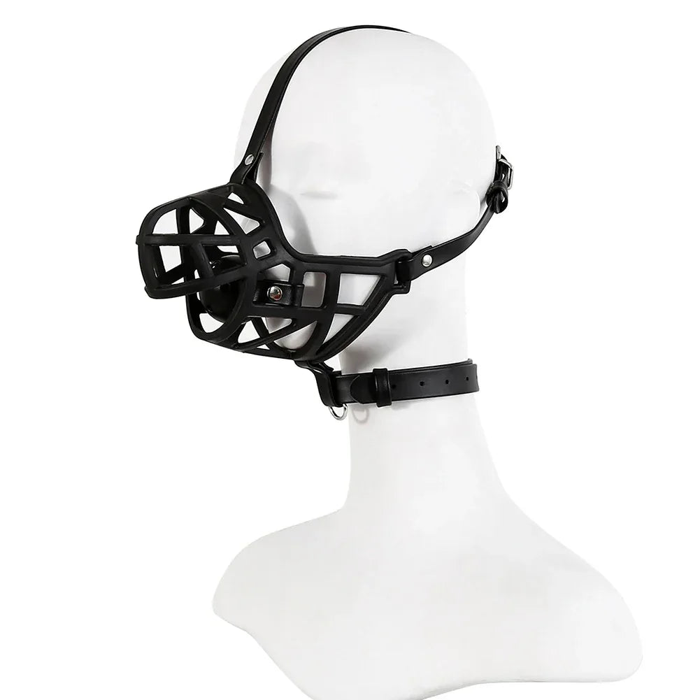 Leather Muzzle Mask - Puppy's Aesthetics
