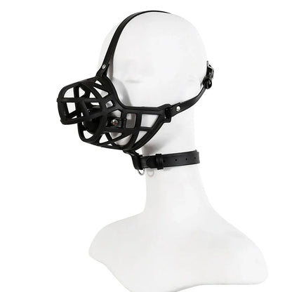 Leather Muzzle Mask - Puppy's Aesthetics