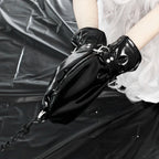 Patent Leather BDSM Mittens Dog Paw Gloves