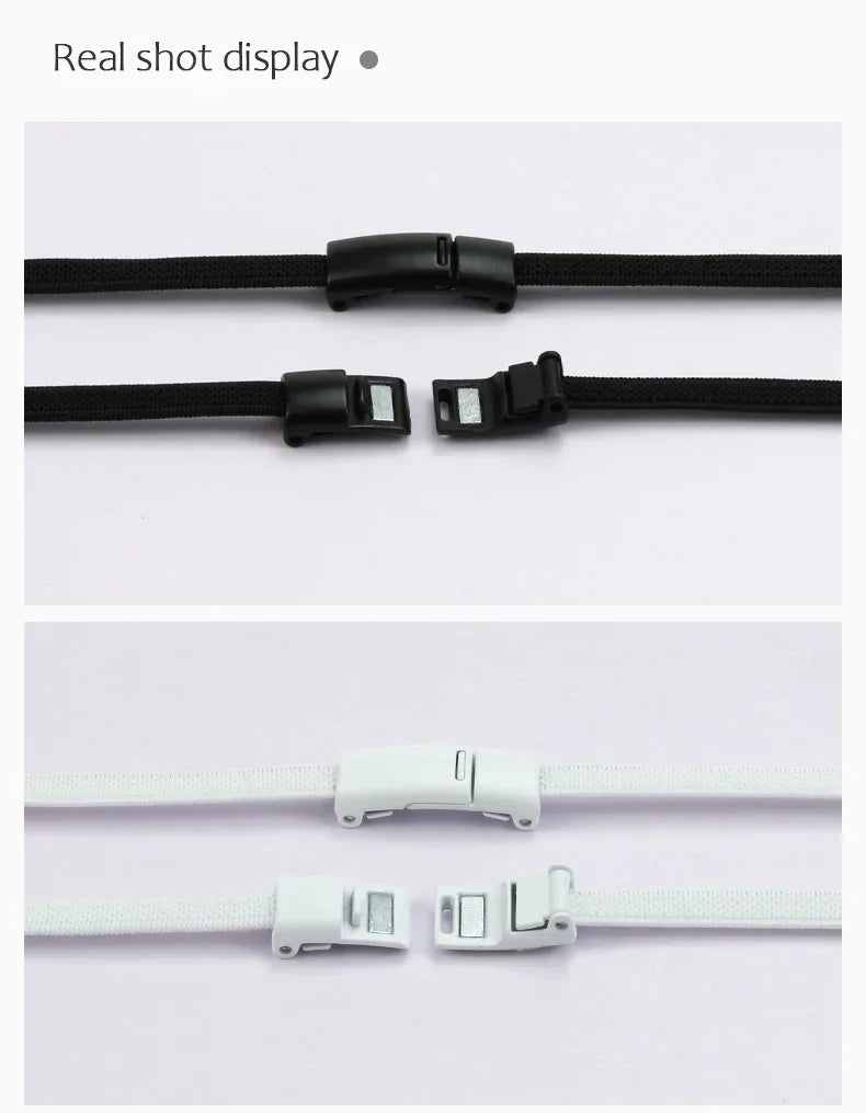 Easy-Step Magnetic No-Tie Shoelaces (Colors)
