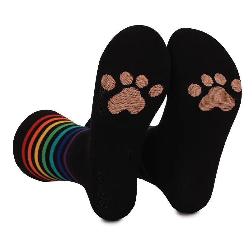 Proud Paws Rainbow Crew Socks (3-Pair Set)