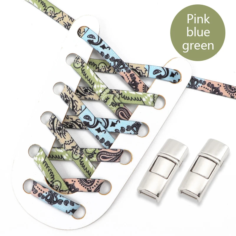No-Tie Press Lock Elastic Shoelaces