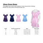 Sissy Men’s Shiny Satin Dress (Colors)