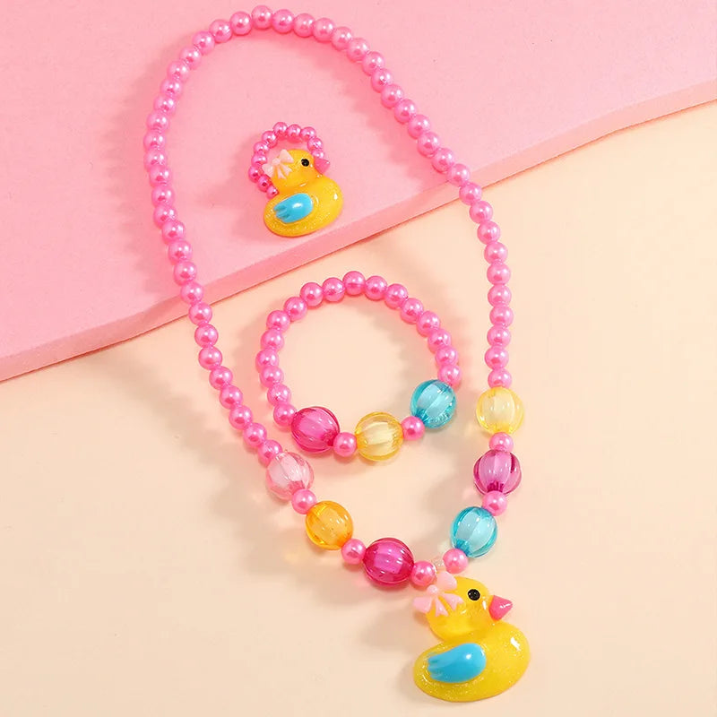 Adorable Little Duckie Jewelry Set