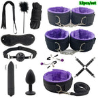 Adult BDSM Erotic Bondage Kit (Colors)