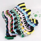 Sweet Stripe Thigh High Stockings (Colors)