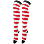 Sweet Stripe Thigh High Stockings (Colors)