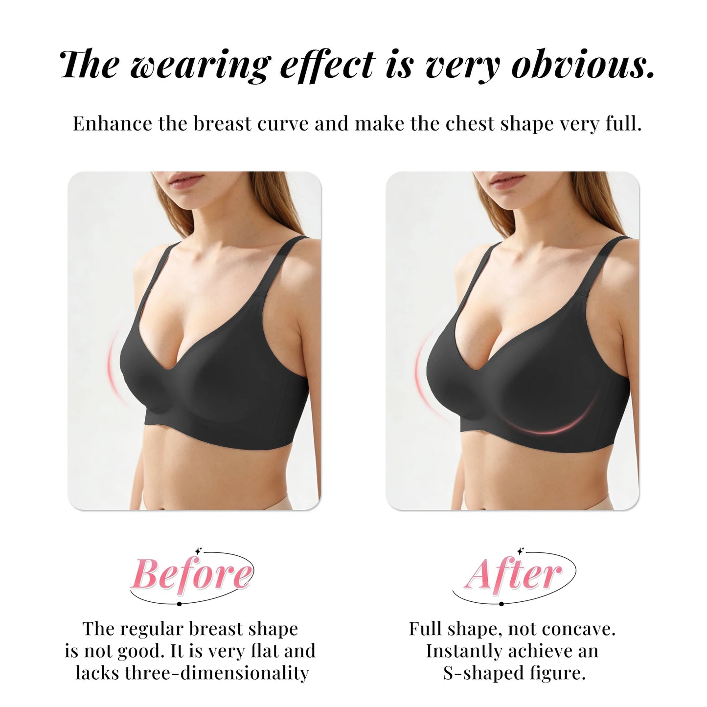 Silicone Gel Breast Forms Bra Set