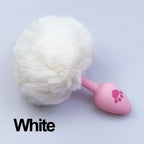 Fluffy Bunny Silicone Paw Plug