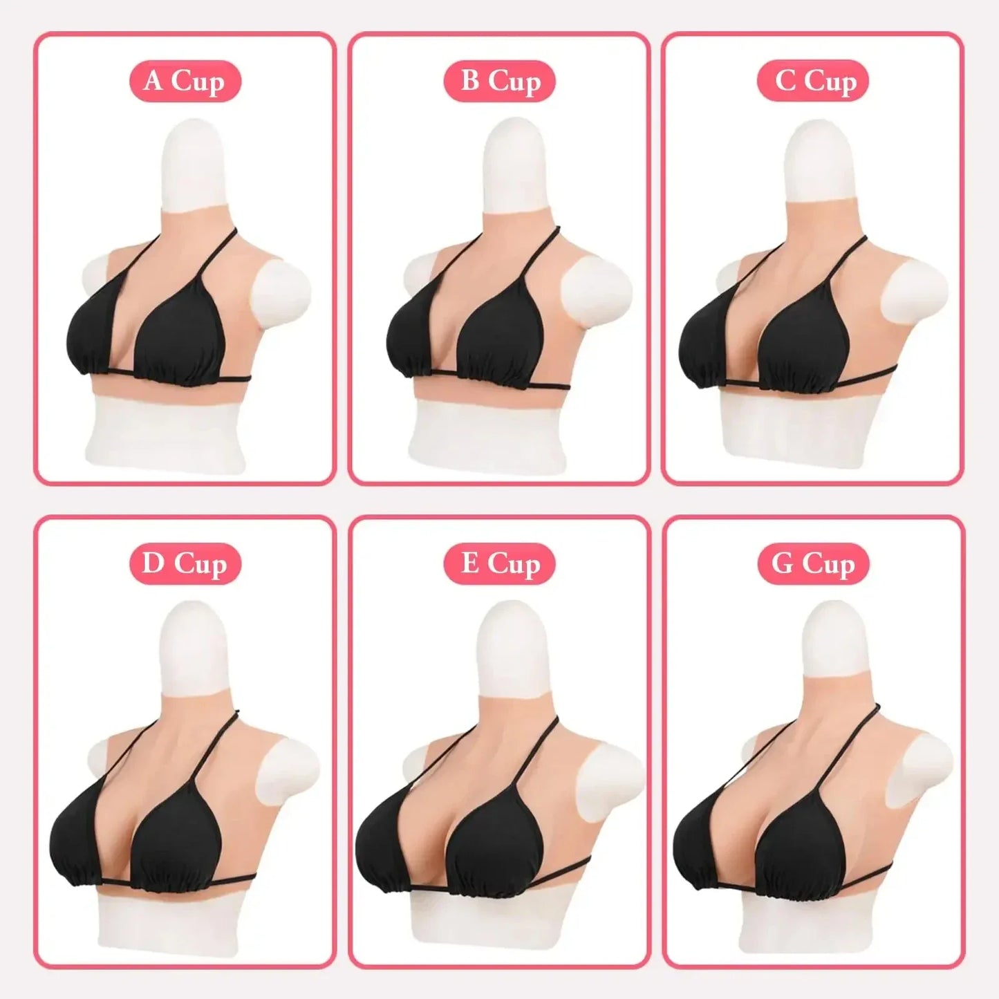 Silicone Breast Forms – Large Fake Boobs - Puppy's Aesthetics