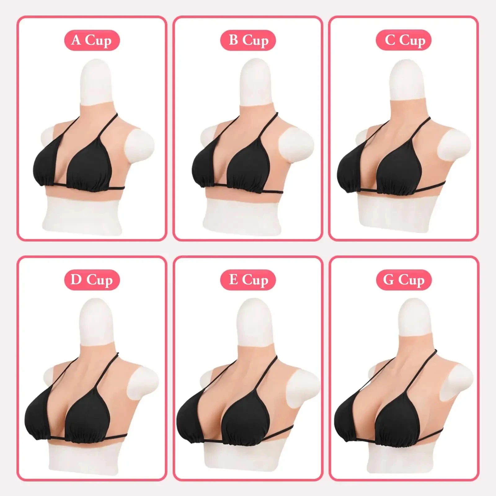 Silicone Breast Forms – Large Fake Boobs