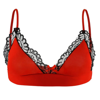 Men’s Sissy Lace Bra - Puppy's Aesthetics