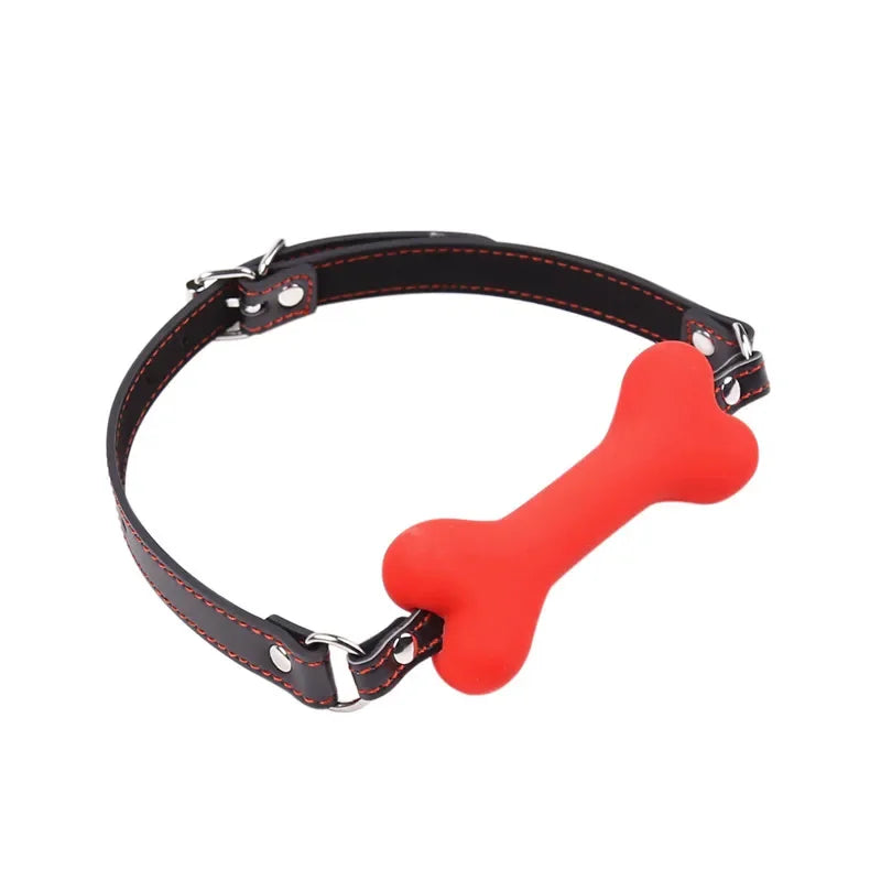 Soft Harness Dog Bone Gag