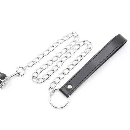 Obedient Pup Bit Gag & Leash Set