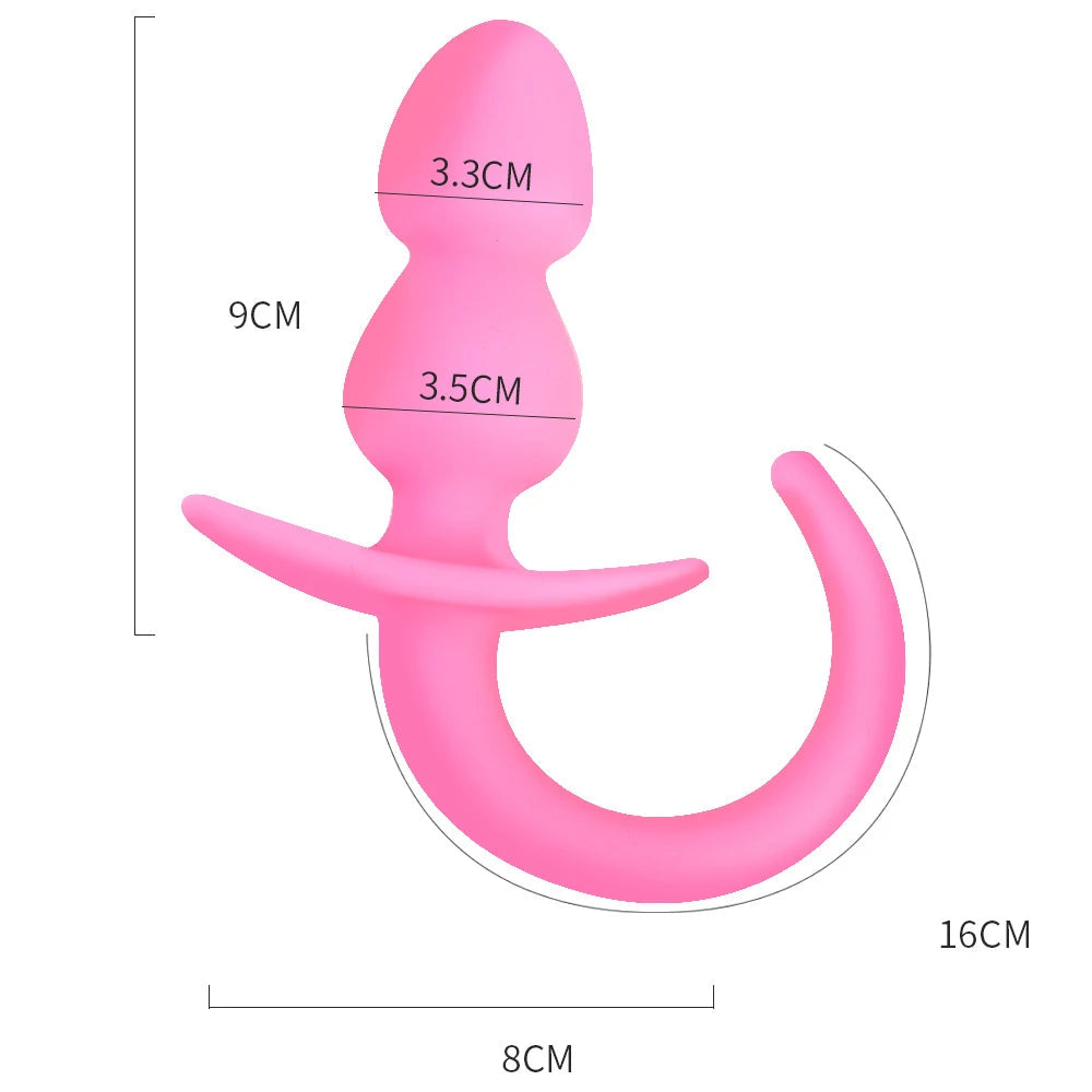 Moon Glow Pup Tail Plug