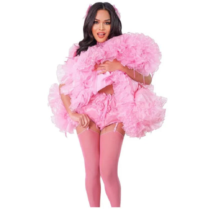 Satin Sissy Ruffle Princess Dress