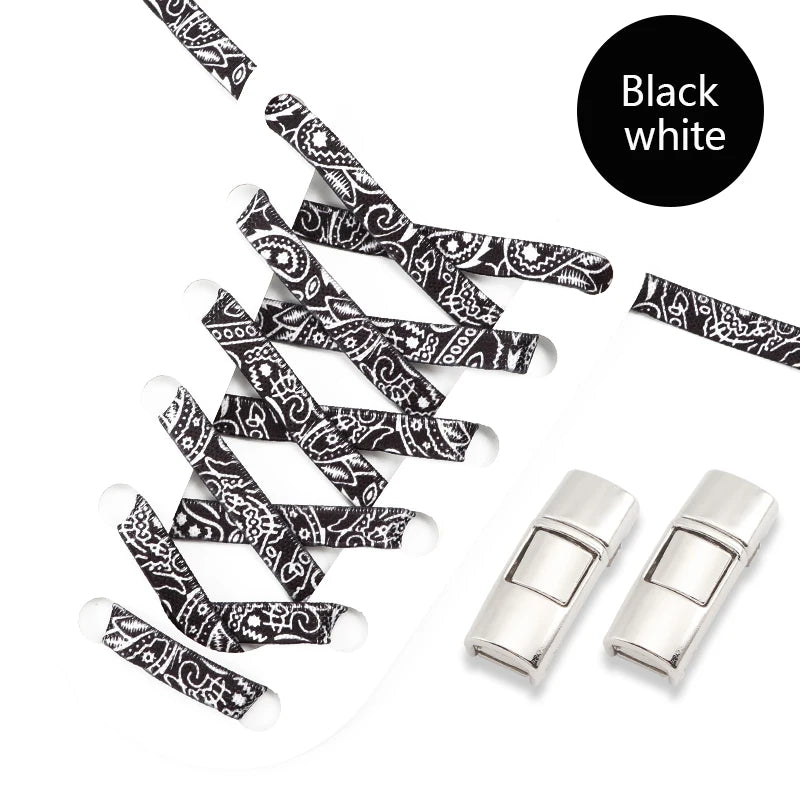 No-Tie Press Lock Elastic Shoelaces