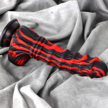 Dark Crimson Fantasy Monster Dildo