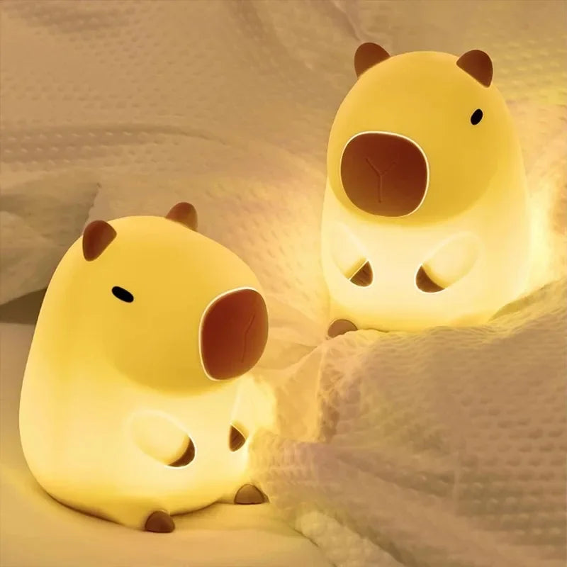 Capybara Cuddle Glow Night Light