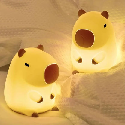 Capybara Cuddle Glow Night Light